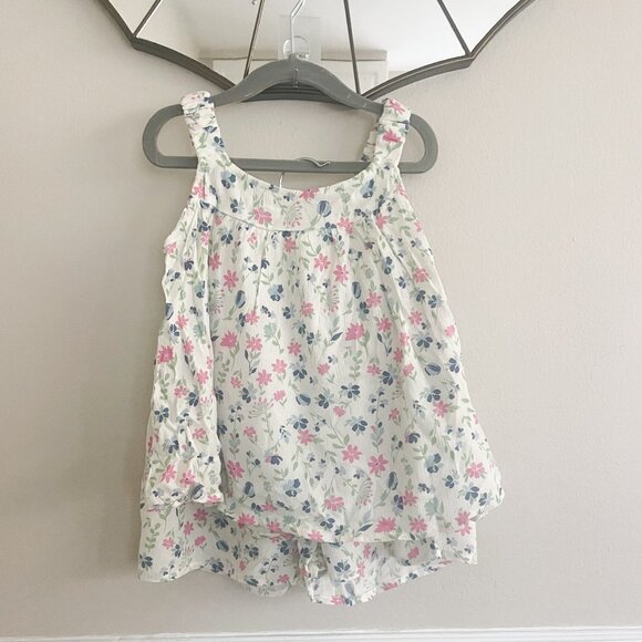 Girls Floral Matching Set Outfit Floral Size 8 - Picture 1 of 9